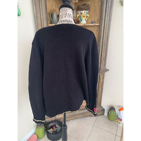 REFERENCE POINT NEW YORK Embroidered Christmas Cardigan - Picture 8 of 11